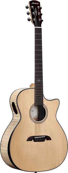 Guitarra Electroacustica de 6 Cuerdas con Cutaway Alvarez Aeg80cearmrest