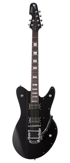 Guitarra Eléctrica Retro General Schecter Robert Smith Ultracure 2020 Blk Prl