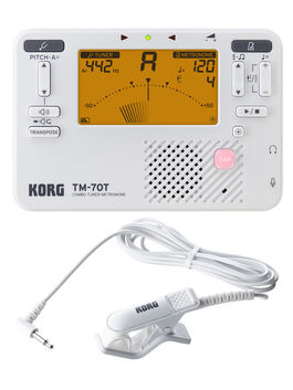 Afinador Cromático Korg Tm-70c Wh