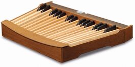 Pedalera Viscount 32 Radial Concava Roble Oscuro