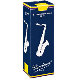 Caja de 5 Cañas Tradicionales Saxo Tenor 1 (SR221)