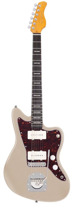 Guitarra Eléctrica Retro J5 Sire Guitars Champagne Gold Metallic