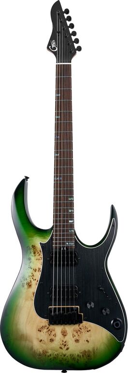 Guitarra Eléctrica Mooer con Usb/Midi Integrado Gtrs M810 Green Burst