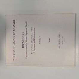 Idomeneo Volume I for Wind Ensemble Idomeneo Volume I for Wind Ensemble