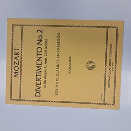 Divertimento No. 2 in Bb major, K. And.229 (439b) Divertimento No. 2 in Bb major, K. And.229 (439b)