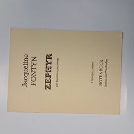 Zephyr per fagotto e pianoforte