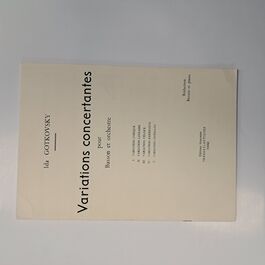 Variations concertantes pour Basson et orchestre