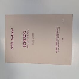 Scherzo pur Flûte et Piano