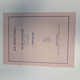 Suite Florale en Six Cahiers 3º Pervenche