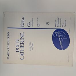Pour Catherine pour Flûte et Piano
