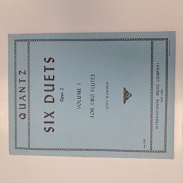 Six Duets Opus 2 for Tho Flutes Volume I