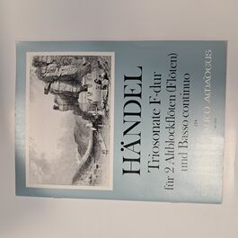 Triosonate F-Dur für 2 Altoblockflöten und Basso Continuo