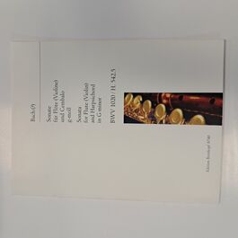 Sonate for Flute and Harpsichord in G minor BWV 1020