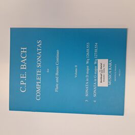 Complete Sonatas for Flute and Basso Continuo Volume II