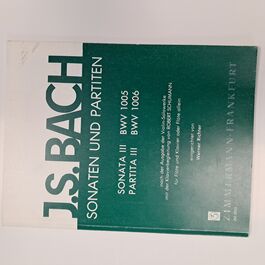 Sonata III BWV 1005 and Partita III BWV 1006