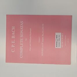 Complete Sonatas for Flute and Obbligato Keyboard Volume I