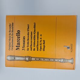 3 Sonatas for Treble Recorder and Basso continuo Opus II, nR: 4-6