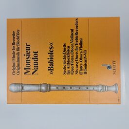Babioles Six easy Duets for Treble Recorders II