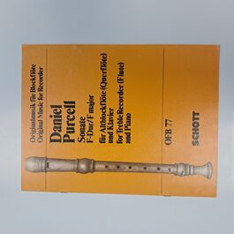 Sonate F-Dur for TrebleRecorder and Piano