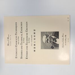 Etudes et Exercices Techniques Flûte