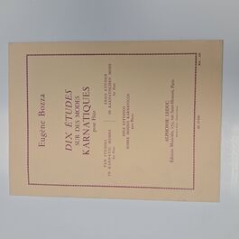 Diez Estudios sobre Modos Karnaticos para Flauta