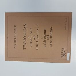Two Sonatas in c Opus 3 no. 8 and B flat Opus 3 no. 9
