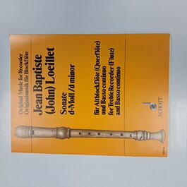 Sonate d minor No. 6