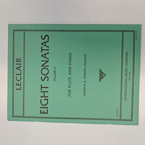 8 Sonatas for Flute and Piano Volume 2
