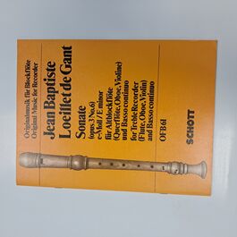 Sonate Opus 3 No. 6 E minor for Flute OFB 61