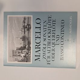 12 Sonatas para Flauta de Marcello Volume 1