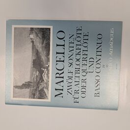 12 Sonatas para Flauta de Marcello Volume 4