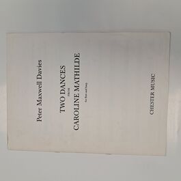 Two Dances from Caroline Mathilde