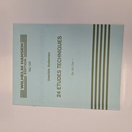 24 Etudes Techniques pour la Flûte Op 63 Cahier 1