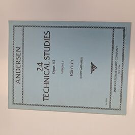 24 Technical Studies Op 63 for Flute Volume 2