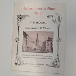18 Minuets de Händel