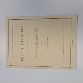 Traits Difficiles Hautbois