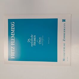 25 melodische Studien for Oboe Band 1