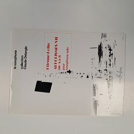 Aphorismes VII para saxo alto solo