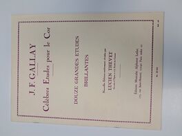 Douze Grandes Etudes Célébres Etudes