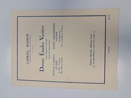 Douze Études Variées