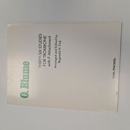 Thirty-six studies for trombone with F Attachment