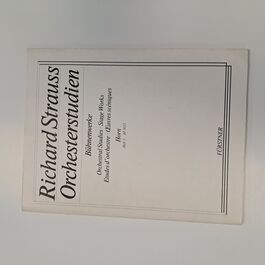 Estudios Orquestales Trompa Strauss Heft 3