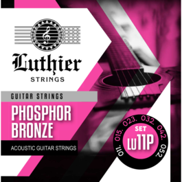 Juego Cuerdas Guitarra Acústica Luthier LU-11P Phosphor Bronze 011/052
