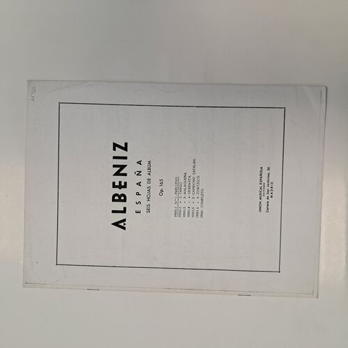 Albeniz Nº 1 Preludio Op. 165