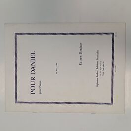 Pour Daniel pour Piano