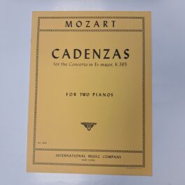 Cadenzas for the Concerto in Eb Major, KV365 for Two Pianos
