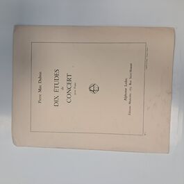 Dix Études de Concert pour Piano Nº 1