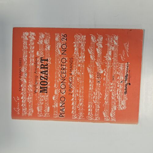 Piano Concerto No. 26 2 Pianos 4 Hands K537