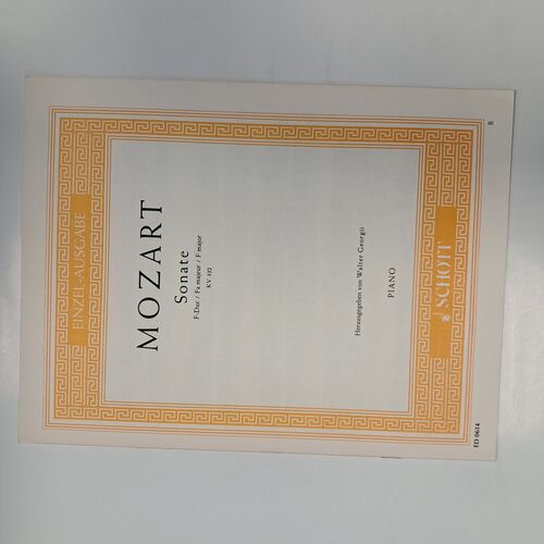 Sonate F major KV 382