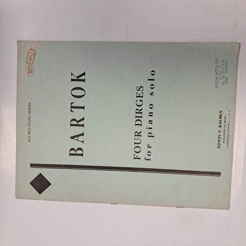 Four Dirges for Piano Solo